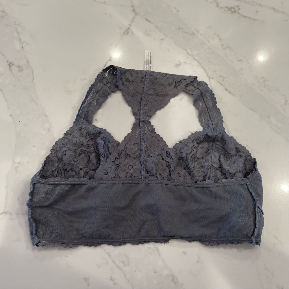Free People Intimately grey lace Gallon racerback - Picture 12 of 14